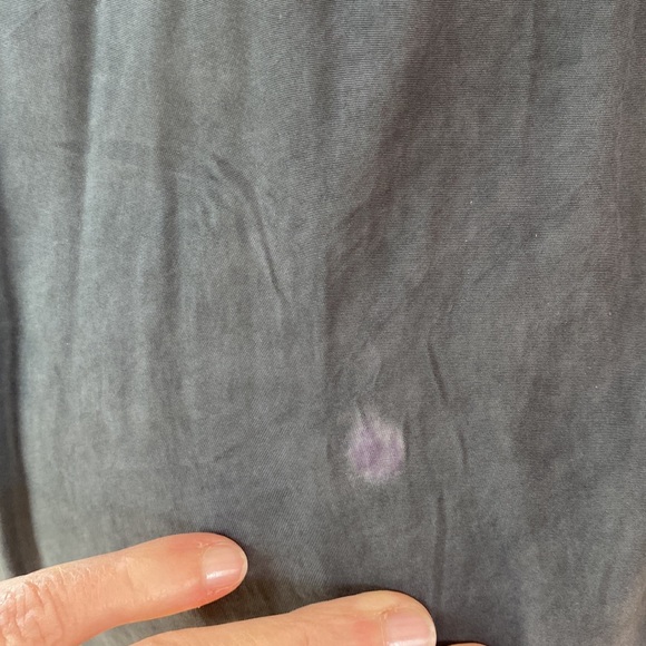 Transit par such, italy designer summer dress, washed blue grey size L linen - Picture 5 of 17